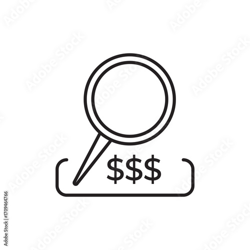 Micro finance icon vector, representing small loans, community banking, financial inclusion, entrepreneurship support, and sustainable economic empowerment for underserved individuals worldwide.