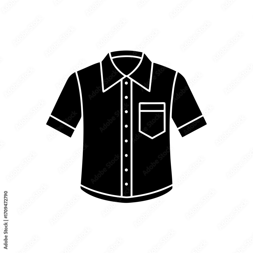 Naklejka premium shirt clothing item icon 