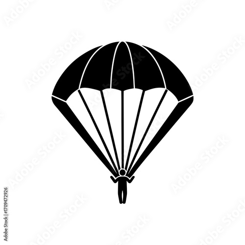 parachute skydiving icon 