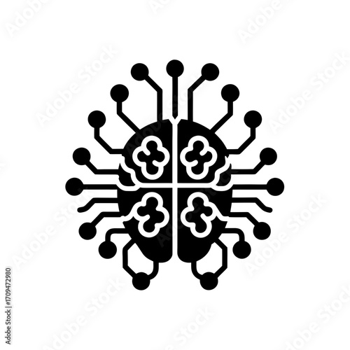 neuromorphic computing icon 