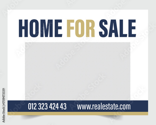 Modern Real Estate For Sale Sign Design