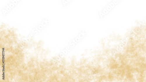 Abstract autumnal ambiance with golden hues and dark forest silhouettes dramatic atmosphere isolated on transparent background