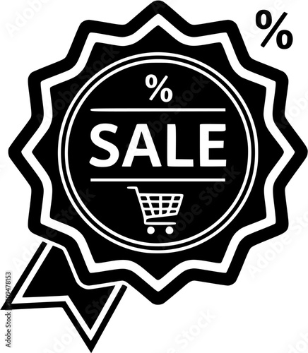 new and sale web icon
