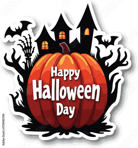 halloween pumpkin vector illustration