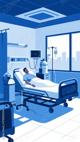 vector of patients being treated in hospital