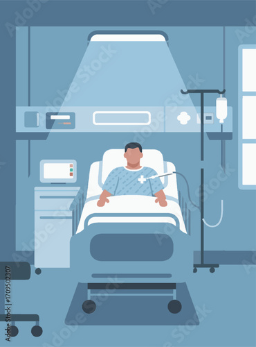 vector of patients being treated in hospital