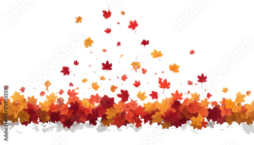 Autumn Leaves Falling