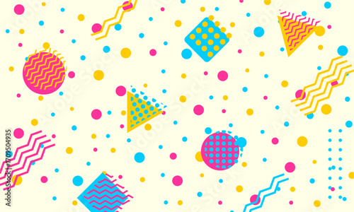 flat design of abstract geometric background