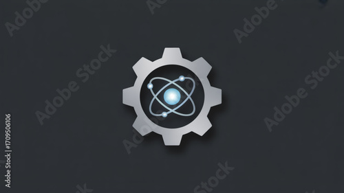 Atom science technology innovation gear mechanism development engineering research concept design