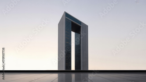 Explore modern architecture photography of a unique skyscraper building design and urban landscape view today