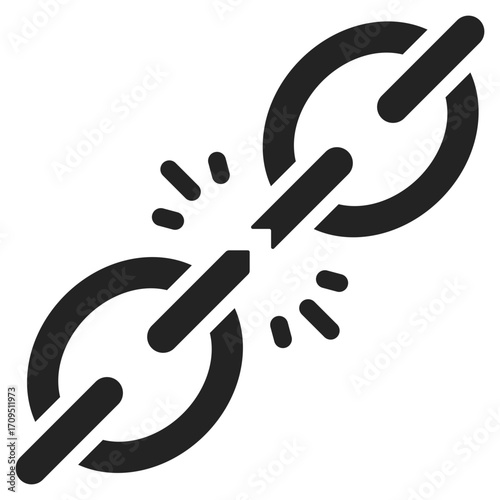 Weakness  Icon Solid Style Vector Illustration 
