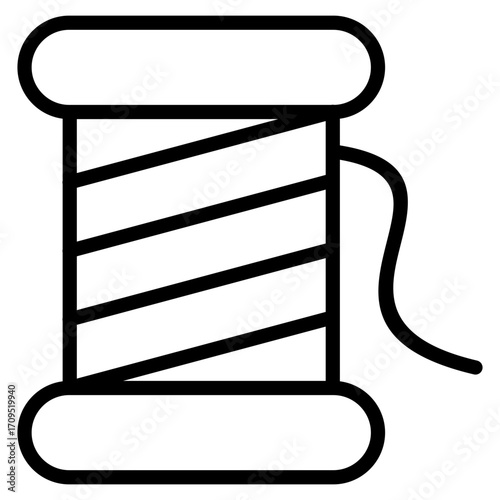 Thread Spool  Icon Element For Design