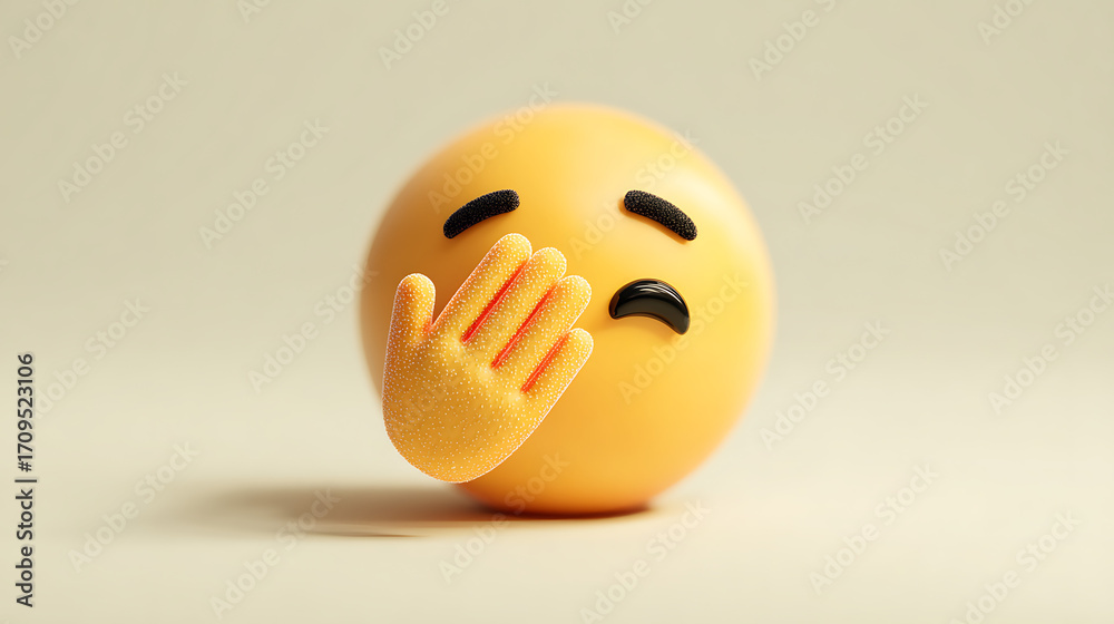 Fototapeta premium smiley face with egg isolated