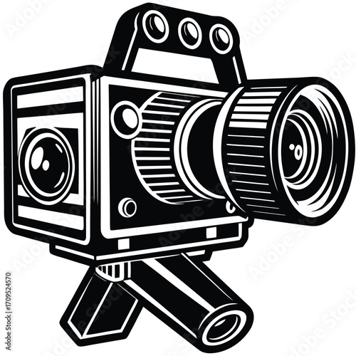 video camera vector icon