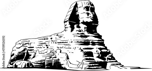 Iconic Egyptian Sphinx monument evoking ancient history and timeless mystery for travel and culture themes