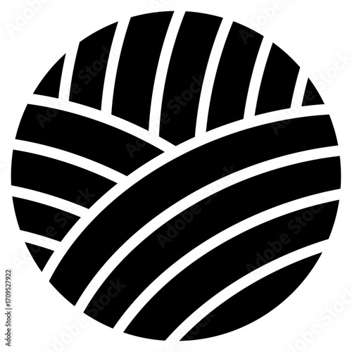 Yarn Ball  Icon Element For Design