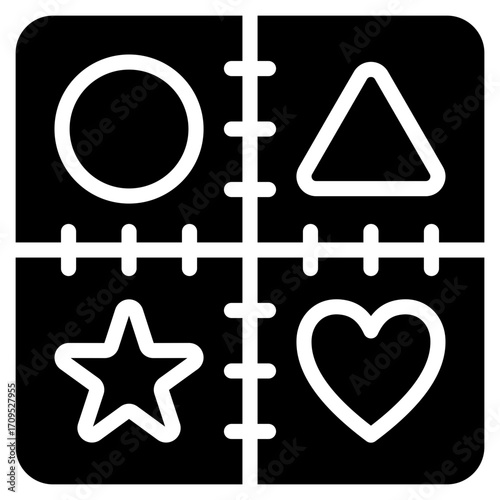 Patchwork  Icon Element For Design