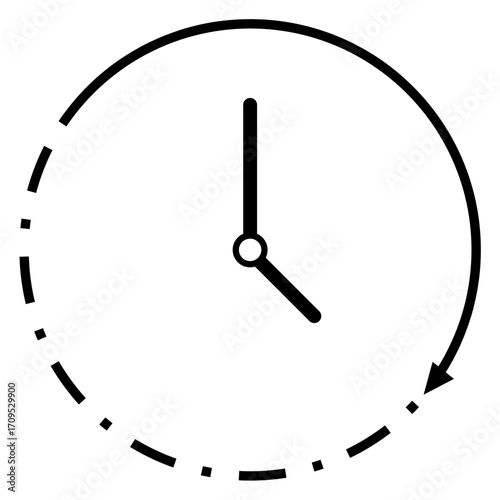 Clock Icons, Clock icon with editable stroke, Time and Clock Icons Classic Line Series, Time Line Icons