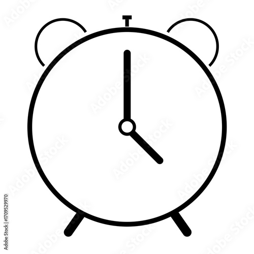 Clock Icons, Clock icon with editable stroke, Time and Clock Icons Classic Line Series, Time Line Icons