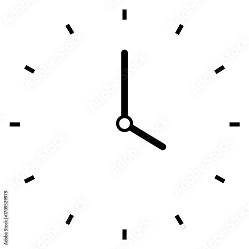 Clock Icons, Clock icon with editable stroke, Time and Clock Icons Classic Line Series, Time Line Icons