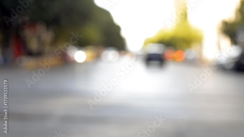 traffic on the street