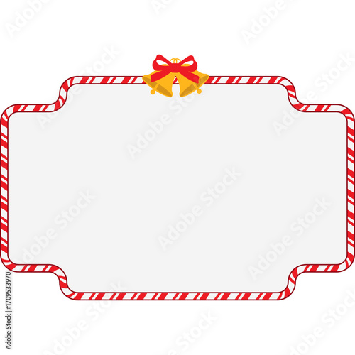 Christmas Candy Cane Frame