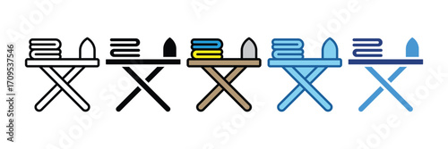 Ironing Board  Icon Element For Design
