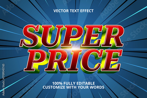 super price editable text effect for sale
