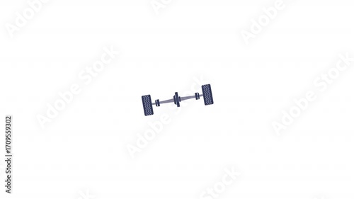 Wheel alignment vector icon