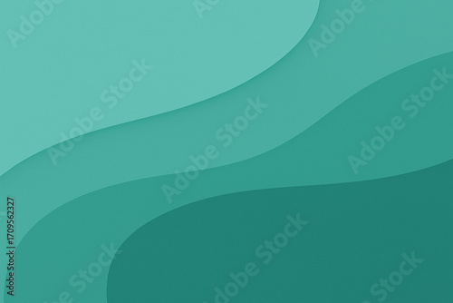 A minimalist background featuring smooth, layered waves in calming teal and aqua tones. The design is subtle, elegant, and evokes a sense of tranquility.
