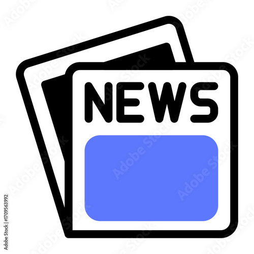 This Newspaper icon is suitable for Father's Day, Family bonding, etc