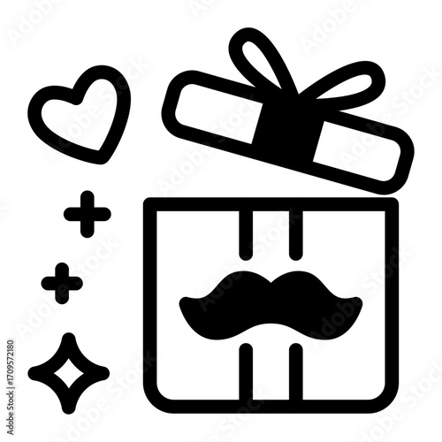 This Gift icon is suitable for Father's Day, Family bonding, etc