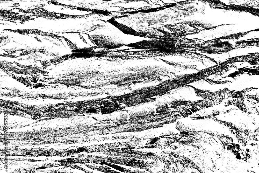 Fototapeta premium Abstract Rocky Texture, Grungy Fissure and Stone Background, Monochrome Distressed Cliff Surface