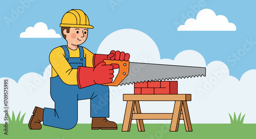 Scrapbooking concept of woman creating scrapbook at table with stationery and photos. Creating scrapbook is great hobby for preserving memories and creating albums.