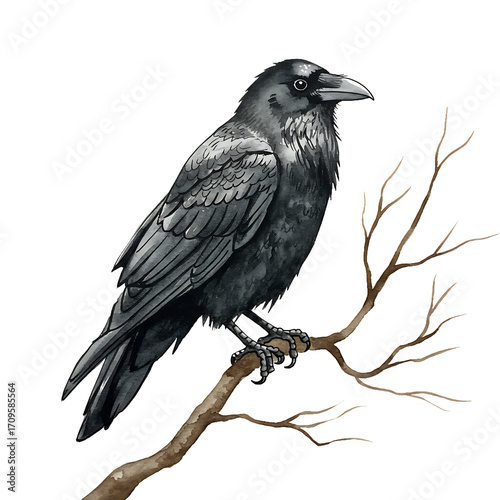 crow on a branch