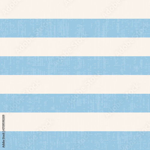 Wide blue and white stripes for shop awning tent, seamless striped textured vector pattern fabric design