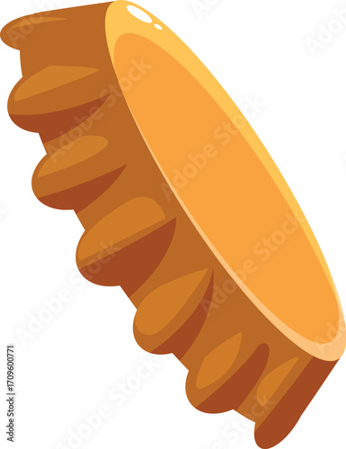 Metal bottle cap, essential for preserving fizz in beverages, viewed from a unique angle