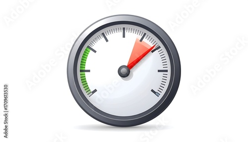 Graphic of a low performance gauge