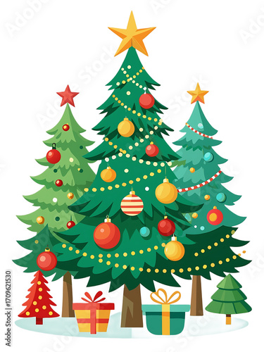 Christmas Tree With Transparent Background