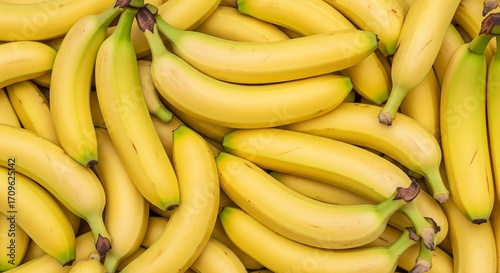 Ripe bananas with a full frame background