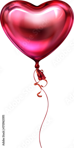 Red Heart Balloon