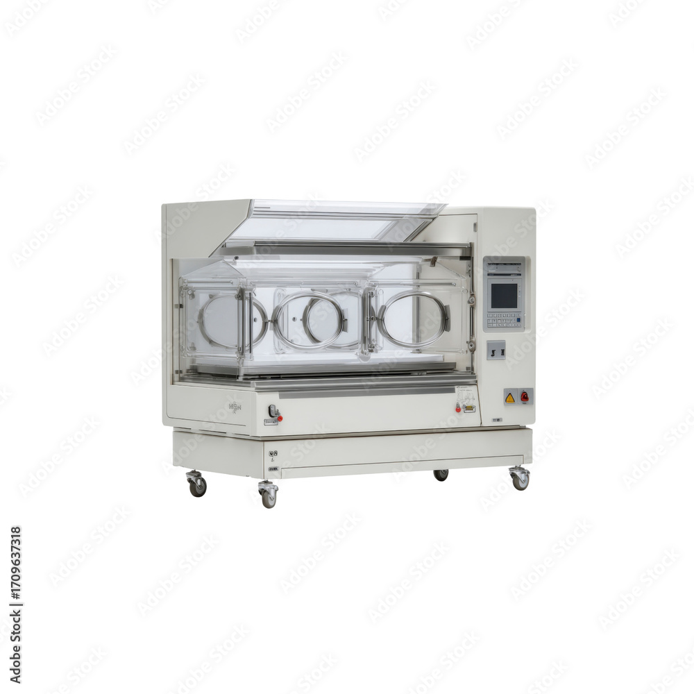 Obraz premium Modern Medical Incubator for Neonatal Care