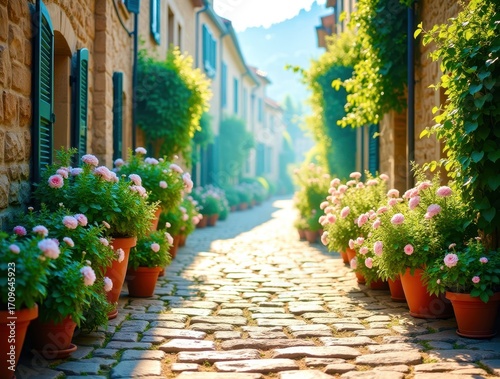Fototapeta Naklejka Na Ścianę i Meble -  flowers in the street