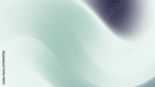 Animated blurred white and blue abstract background shimmers subtly creating a calming digital wallpaper.