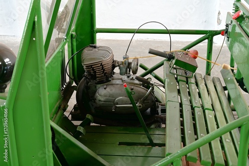 Wallpaper Mural Hungarian railway maintenance trolley powered by a motorbike engine. Torontodigital.ca