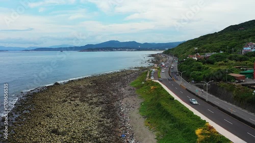 Northern Taiwan Nature View of Mountains and Coast