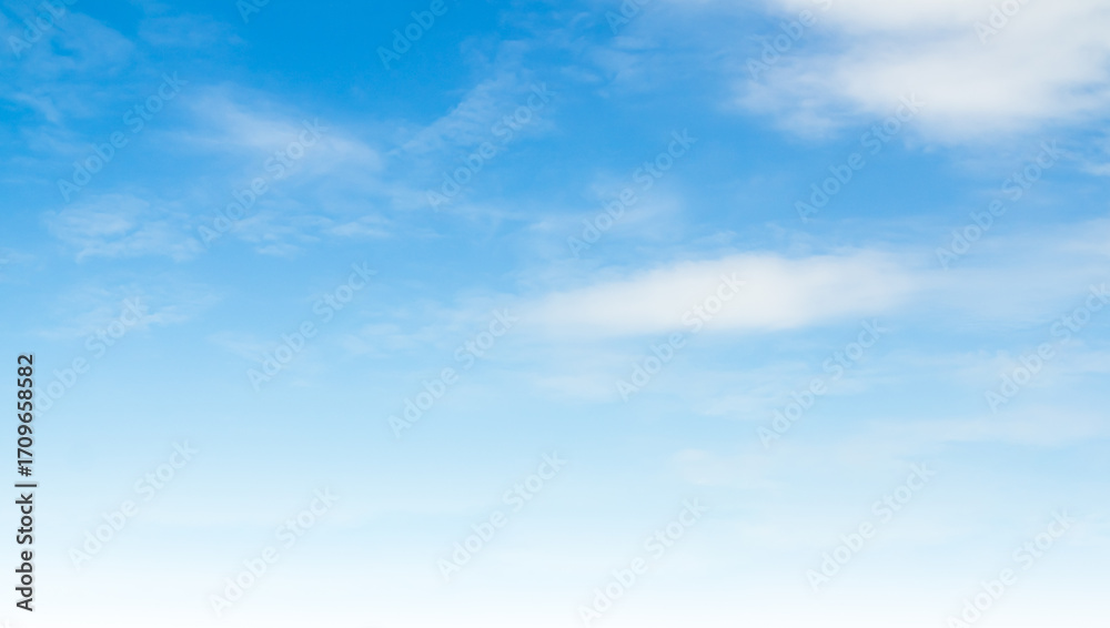 Obraz premium Sky cloud blue nature background paronama web cloudy summer winter season day, light beauty horizon spring brigth gradient calm abstract backdrop air nature view wallpaper landscape environment