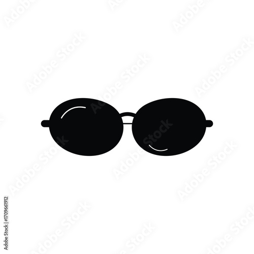 Sunglasses icon design template isolated