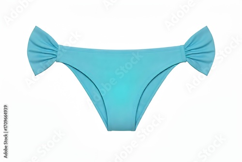 Light Blue Bikini Bottoms with Bow Detail