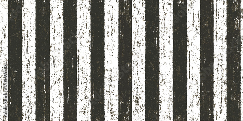 Old, dirty wooden fence texture with a seamless gray corrugated iron pattern